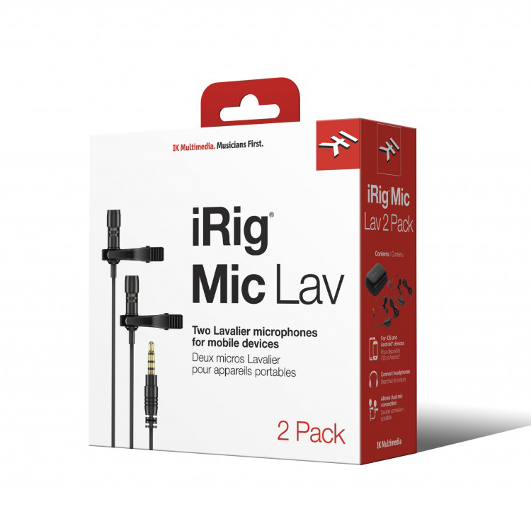 IK Multimedia - iRig Mic Lav 2Pack میکروفون موبایل 
